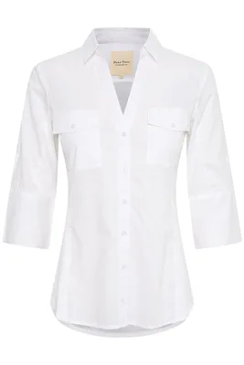 Part Two | Cortniapw shshirts/blouse bright white