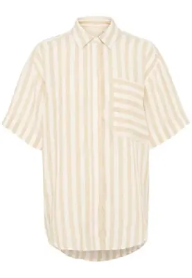 Part Two | Garinepw shshirts/blouse white pepper stripe