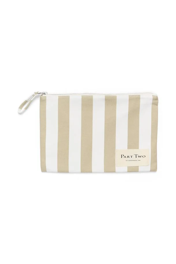 Part Two | Gretiepw baaccessories white pepper stripe