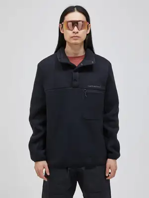 PeakPerformance | M Fleece Snap T-Neck Black