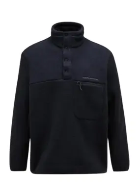 PeakPerformance | M Fleece Snap T-Neck Black