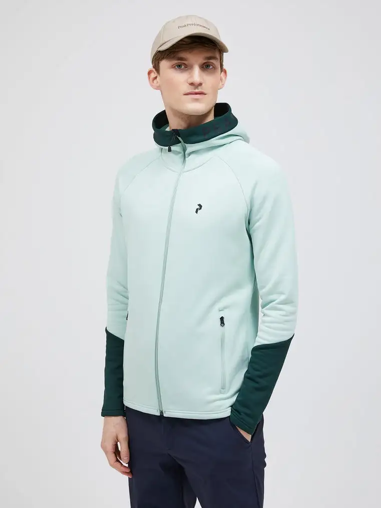 PeakPerformance | M Rider Zip Hood-DELTA GREEN-SCARAB GREE