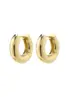 Pilgrim | Aica recycled chunky hoop earrings gold-plated