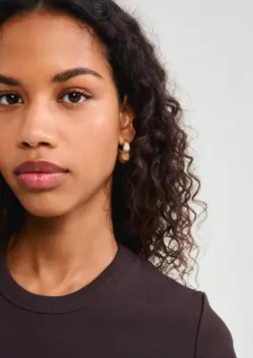 Pilgrim | Asle earrings gold-plated