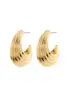 Pilgrim | Asle earrings gold-plated