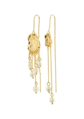 Pilgrim | Breeze chain earrings gold-plated