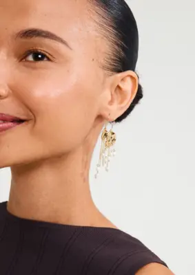 Pilgrim | Breeze chain earrings gold-plated