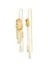 Pilgrim | Breeze chain earrings gold-plated