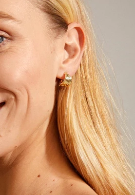 Pilgrim | Brenda recycled earrings gold-plated