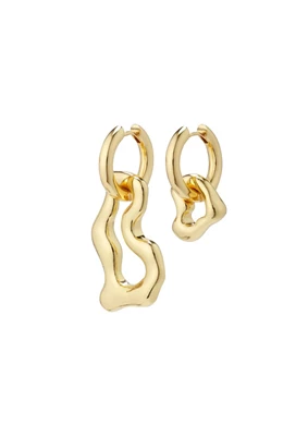 Pilgrim | Cloud recycled earrings gold-plated