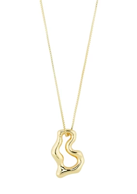 Pilgrim | Cloud recycled necklace gold-plated