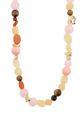 Pilgrim | Dream necklace multi/gold-plated