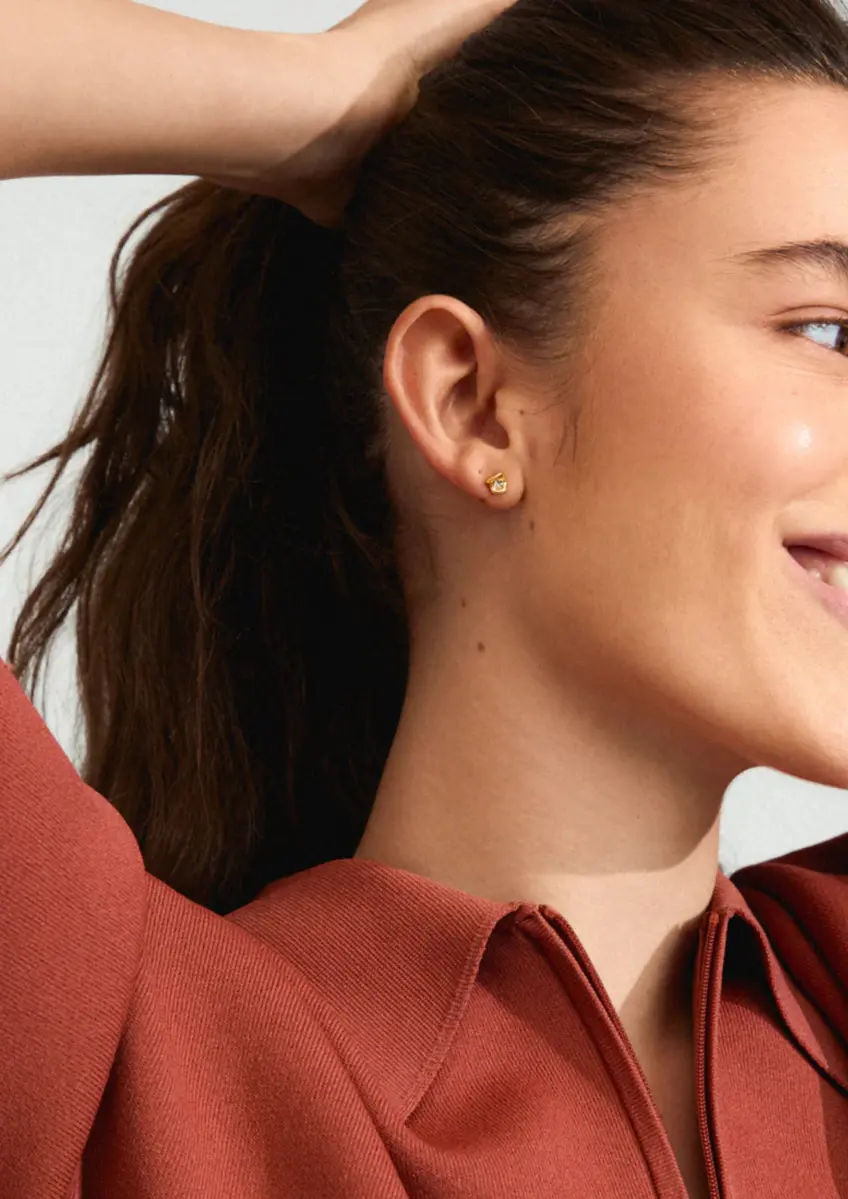Pilgrim | Dune earrings gold-plated