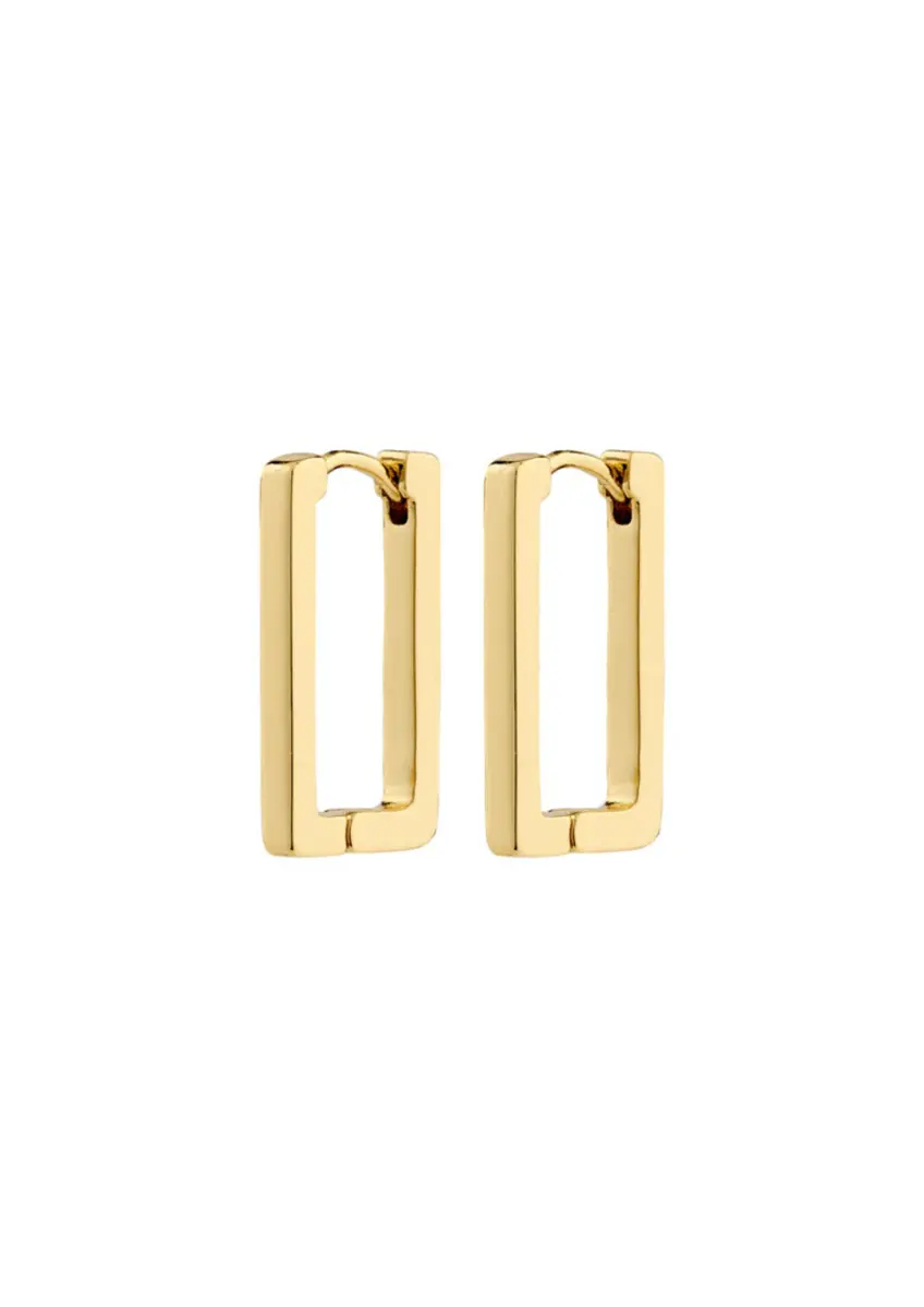 Pilgrim | Feel earrings gold-plated