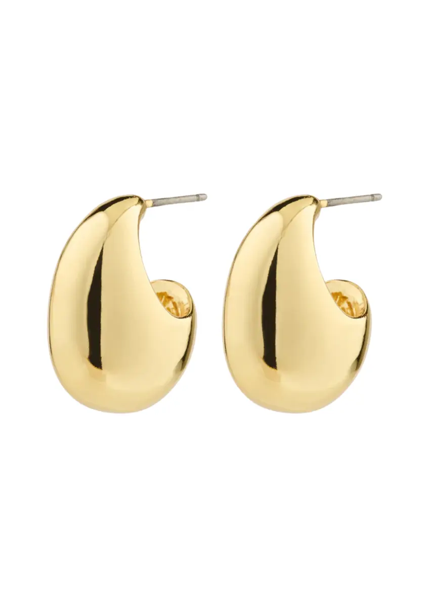 Pilgrim | Intent earrings gold-plated