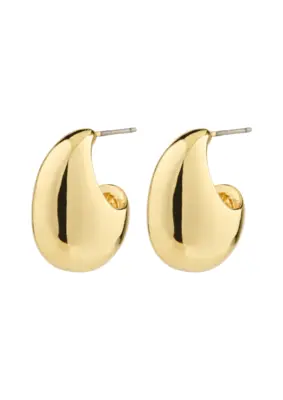 Pilgrim | Intent earrings gold-plated