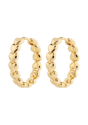 Pilgrim | Maeve hoop earrings gold-plated