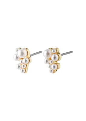 Pilgrim | Relando pearl earrings gold-plated