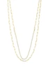 Pilgrim | Rowan recycled necklace. 2-in-1 gold-plated