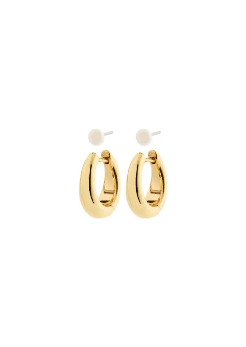 Pilgrim | Starlight earrings 2-in-1 set gold-plated