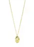 Pilgrim | Sun recycled coin necklace gold-plated