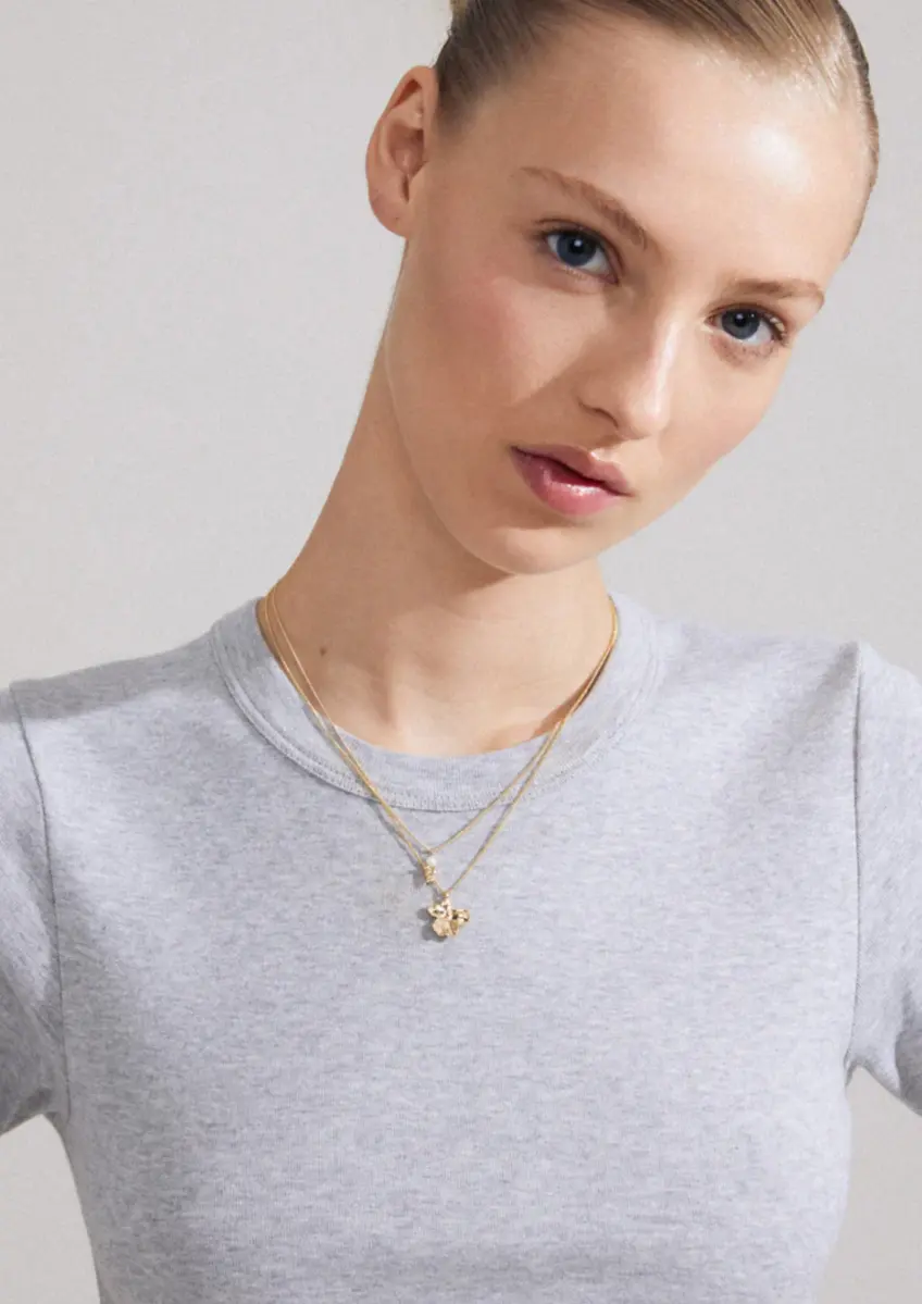 Pilgrim | Zhuri recycled necklace 2-in-1 set gold-plated