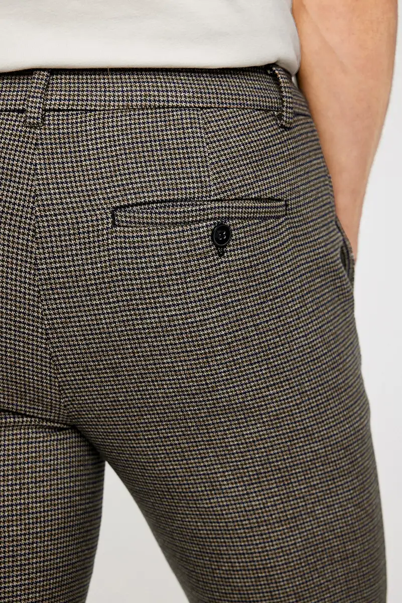 Plain | JOSH 864 BLUE ARMY MULTI CHECK
