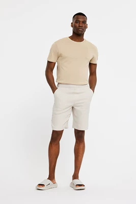 Plain | Theo shorts 769 sand linen