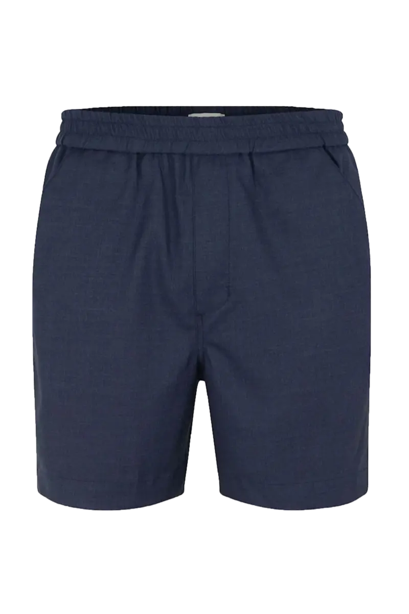 Plain | TURI SHORTS 852 30170 NAVY MELANGE
