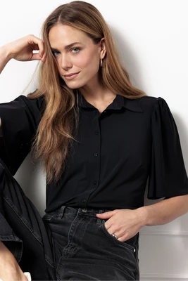 Poppy butterfly blouse