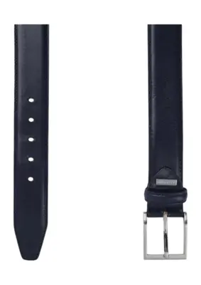 Profuomo | Belt calf leather blue