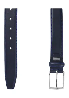 Profuomo | Belt royal stitched navy