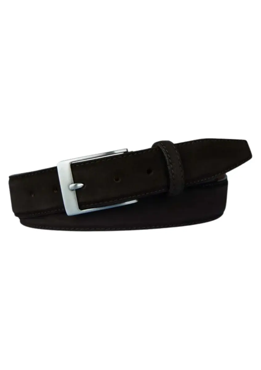 Profuomo | Belt suede brown brown