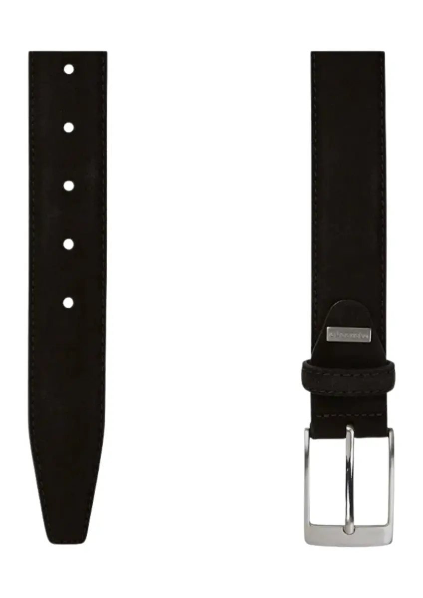 Profuomo | Belt suede brown brown