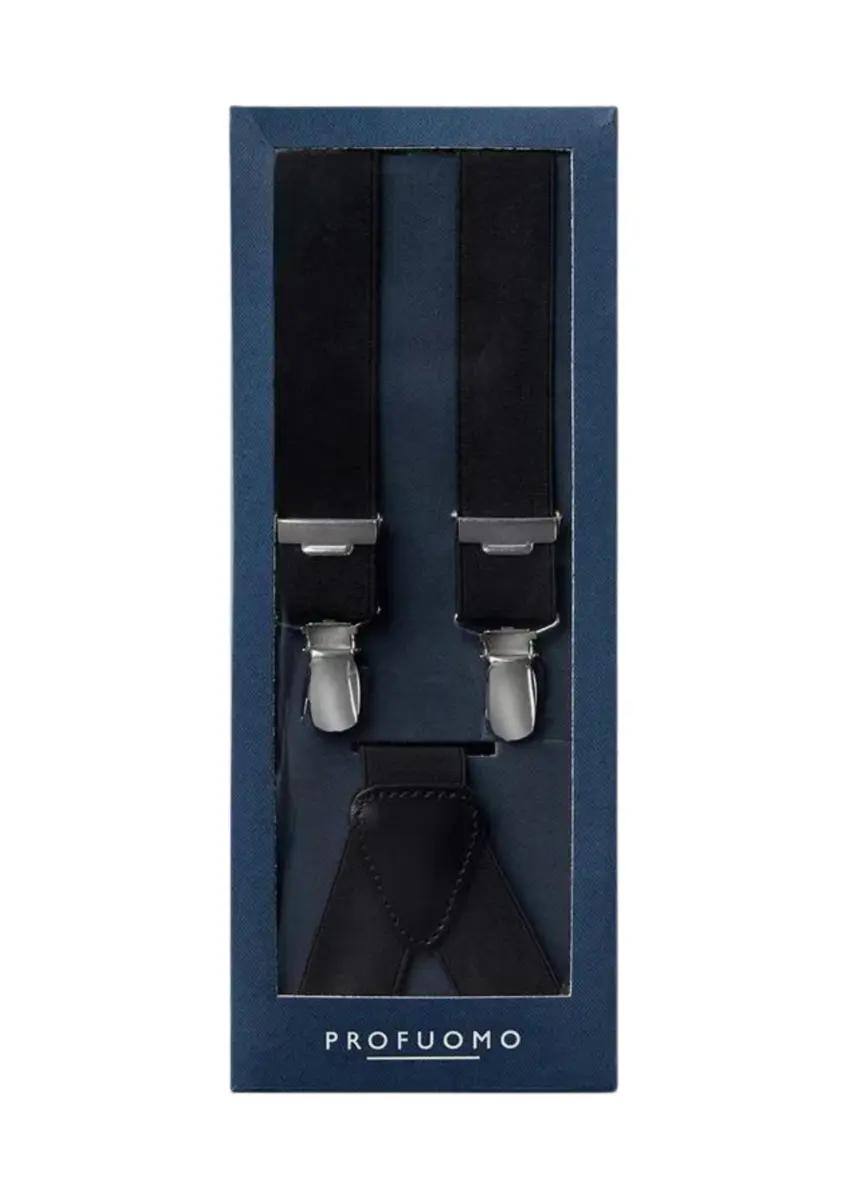 Profuomo | Braces solid black