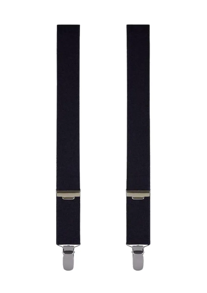 Profuomo | Braces solid navy