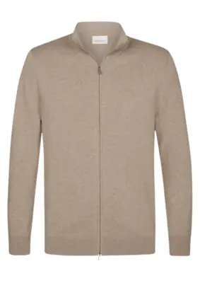 Profuomo | Cardigan full zip beige