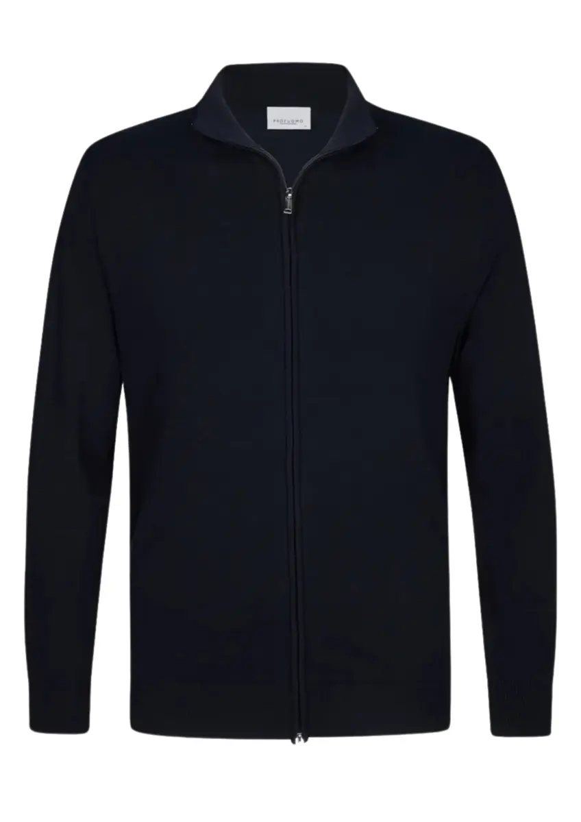 Profuomo | Cardigan full zip navy