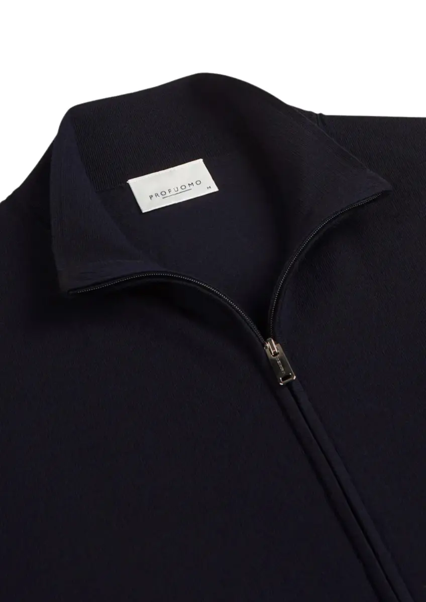Profuomo | Cardigan full zip navy