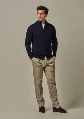 Profuomo | Cardigan full zip navy