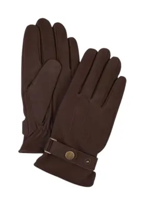 Profuomo | Glove goat nubuck brown