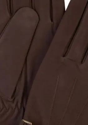 Profuomo | Glove goat nubuck brown