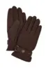 Profuomo | Glove goat nubuck brown