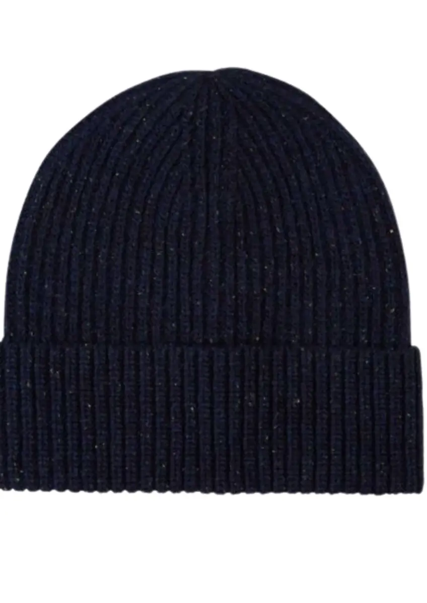 Profuomo | Hat wool polyamide navy