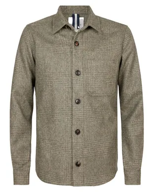 Profuomo | Overshirt check d.green