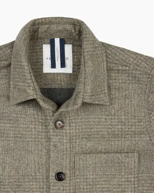 Profuomo | Overshirt check d.green