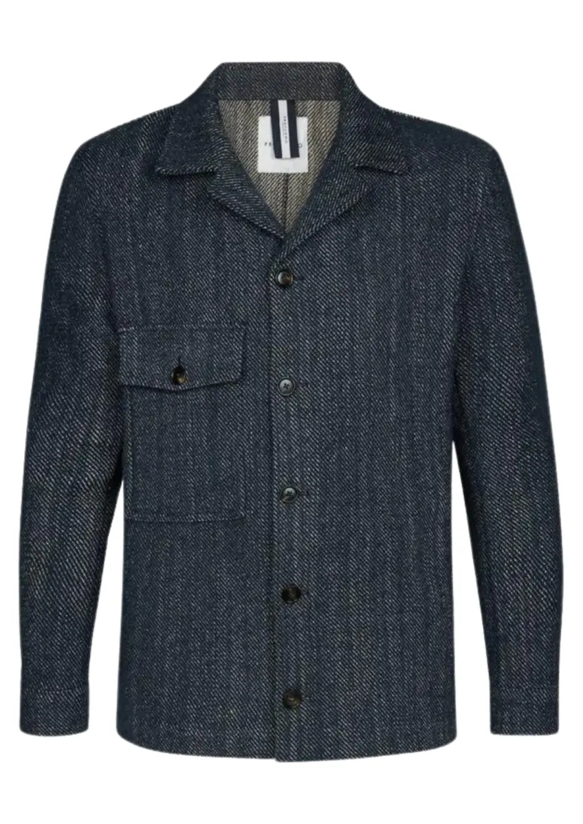 Profuomo | Overshirt twill navy
