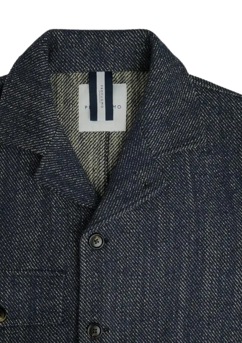 Profuomo | Overshirt twill navy