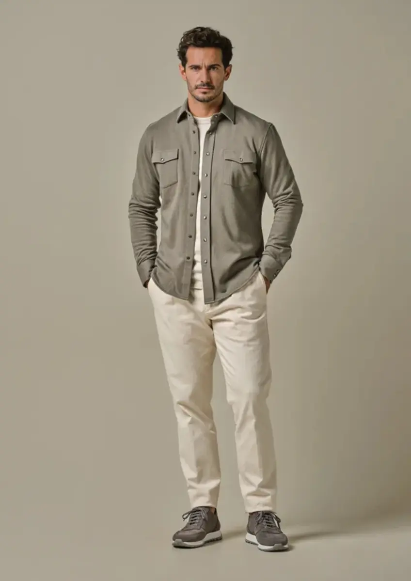 Profuomo | Overshirt western green