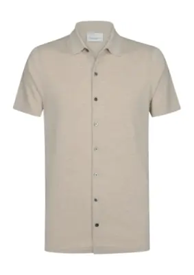 Profuomo | Polo button th ss beige